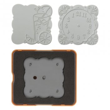 57885000 - 3359900001899 - Fiskars - Kit Medium Matrice Fuse Curvy Square (matériaux épais) - 2