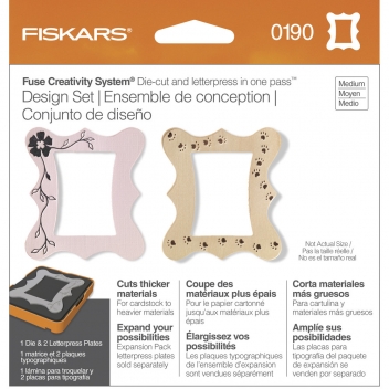 57886000 - 3359900001905 - Fiskars - Kit Medium Matrice Fuse Frame (matériaux épais)