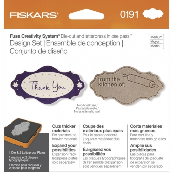 57887000 - 3359900001912 - Fiskars - Kit Medium Matrice Fuse Mirror (matériaux épais)