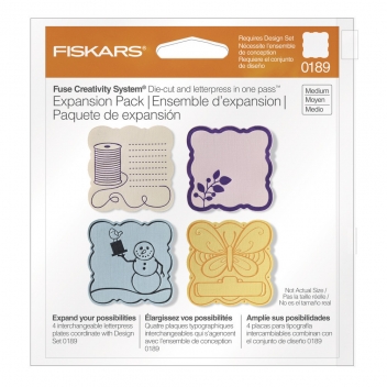 57898000 - 3359900000960 - Fiskars - Set de plaques suppl. Medium Curvy Square 4 pièces