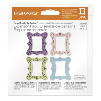 57899000 - 3359900000977 - Fiskars - Set de plaques suppl. Medium Frame 4 pièces