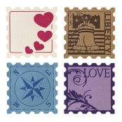 Set de plaques suppl. Medium Stamp 4 pièces