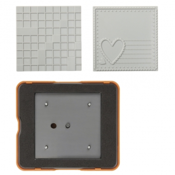 57878000 - 3359900000793 - Fiskars - Kit Medium Matrice Fuse Square (matériaux épais) - 2