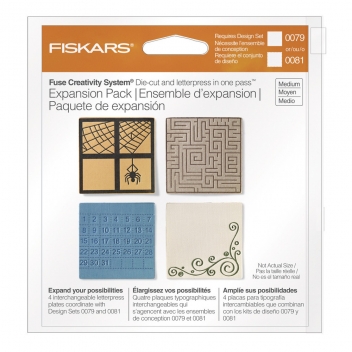 57891000 - 3359900000892 - Fiskars - Set de plaques suppl. Medium Scalloped Square 4 pièces