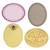 Set de plaques suppl. Medium Ovale 4 pièces