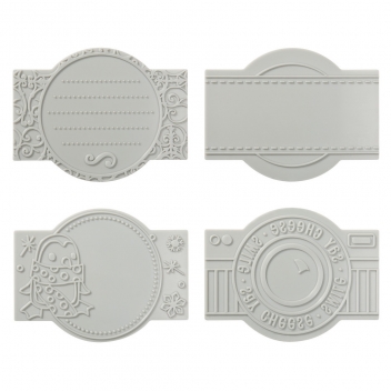 57895000 - 3359900000922 - Fiskars - Set de plaques suppl. Medium Marquis 4 pièces - 2