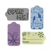 Set de plaques suppl. Medium Étiquette tag 4 pièces