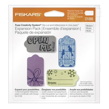 57897000 - 3359900000953 - Fiskars - Set de plaques suppl. Medium Étiquette tag 4 pièces