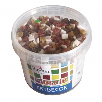 1453031 - 4006166545948 - Rayher - Pierres mosaique 1 cm Teintes naturelles 1 kg - 2