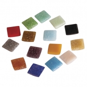 Pierres mosaique 1 cm Couleurs assorties 1 kg