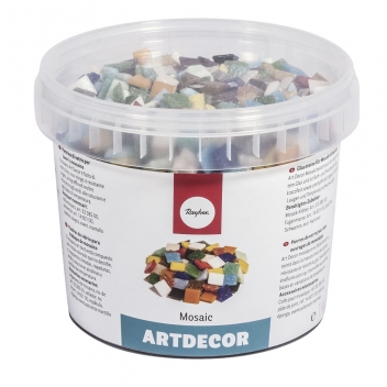 1453049 - 4006166543753 - Rayher - Pierres mosaique 1 cm Couleurs assorties 1 kg - 2