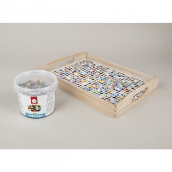 1453049 - 4006166543753 - Rayher - Pierres mosaique 1 cm Couleurs assorties 1 kg - 4