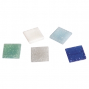 Pierres mosaique 2 cm Teintes bleues 1 kg