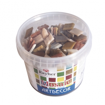 1453131 - 4006166545979 - Rayher - Pierres mosaique 2 cm Teintes naturelles 1 kg