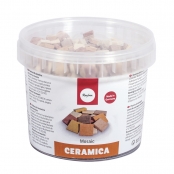 Pierres mosaique Ceramica 1 cm nature non-glacé 1 kg