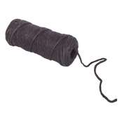 Fil de jute 4 plis Ø 3,5mm Brun foncé Bobine 50m