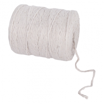 4200302 - 4006166049446 - Rayher - Fil de jute 4 plis Ø 3,5mm Blanc Bobine 280m