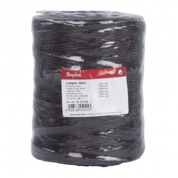 4200305 - 4006166049453 - Rayher - Fil de jute 4 plis Ø 3,5mm Brun foncé Bobine 280m - 3