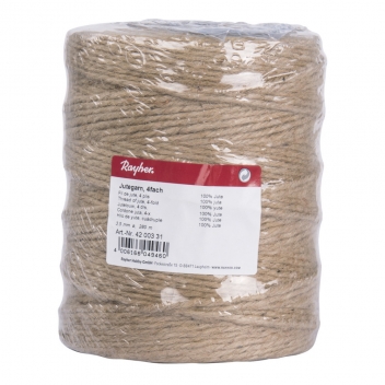 4200331 - 4006166049460 - Rayher - Fil de jute 4 plis Ø 3,5mm Nature Bobine 280m - 3