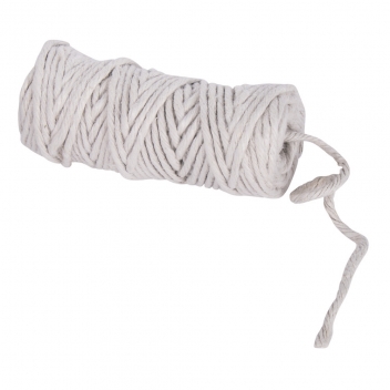 4200402 - 4006166049477 - Rayher - Fil de jute 6 plis Ø 6mm Blanc Bobine 35m