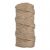 Fil de jute 6 plis Ø 6mm Nature Bobine 35m