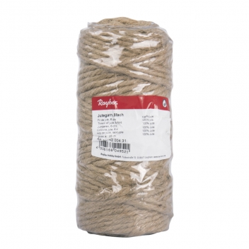 4200431 - 4006166049521 - Rayher - Fil de jute 6 plis Ø 6mm Nature Bobine 35m - 3