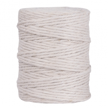 4200502 - 4006166049538 - Rayher - Fil de jute 6 plis Ø 6mm Blanc Bobine 120m - 4