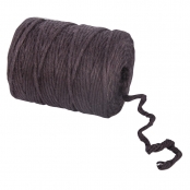 Fil de jute 6 plis Ø 6mm Brun foncé Bobine 120m