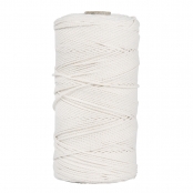 Fil de coton blanc Ø 2mm Bobine 260m