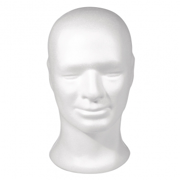 3396600 - 4006166197840 - Rayher - Tête en polystyrène Homme 30,5 cm - 6