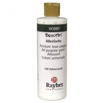 38003100 - 4006166998034 - DecoArt - Peinture acrylique Premium Blanc neige 235 ml - 2