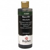 Peinture acrylique Premium Noir 235 ml