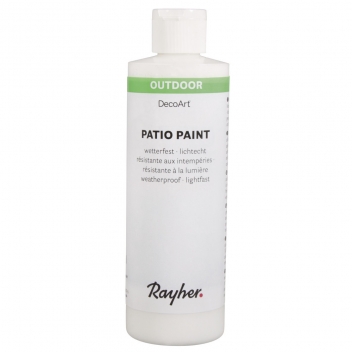 38611102 - 4006166568237 - DecoArt - Peinture pour l'extérieur Patio Paint Blanc 236 ml - 2