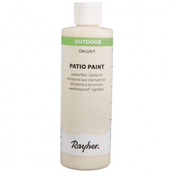 38611104 - 4006166568244 - DecoArt - Peinture pour l'extérieur Patio Paint Ivoire 236 ml - 2