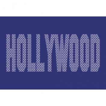 4504500 - 4006166312748 - Rayher - Pochoir spécial textile A3 Hollywood + raclette