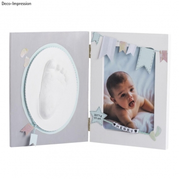 36001000 - 4006166272684 - Rayher - Kit moulage empreinte de bébé + Cadre photo 30x20cm - 3