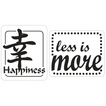 34276000 - 4006166283727 - Rayher - Tampon fond de moule savon Happiness & Less is more - 6
