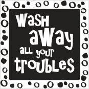 Tampon fond de moule savon Wash away all your troubles