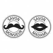 Tampon fond de moule savon Savon Monsieur Madame