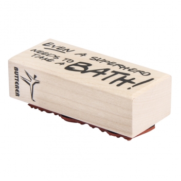 29047000 - 4006166282225 - Rayher - Tampon en bois Even a Superhero... 3x7cm