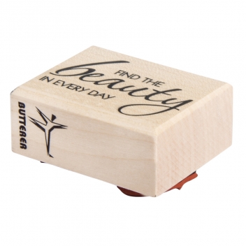 29048000 - 4006166282232 - Rayher - Tampon en bois Find the beauty... 4x5cm