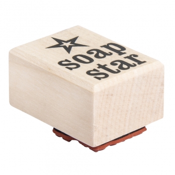 29049000 - 4006166282249 - Rayher - Tampon en bois Soap Star 3x4cm