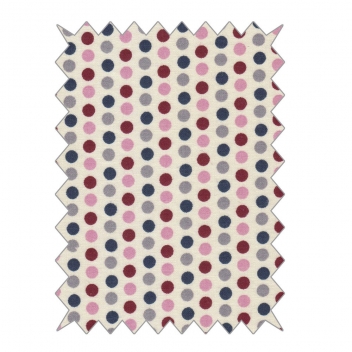 53691000 - 4006166413513 - Rayher - Coupons de tissu en coton à pois multicolore 100x70cm
