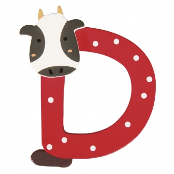 62742000 - 4006166479366 - Rayher - Alphabet en bois pour prénom d'enfant 5 cm Lettre D