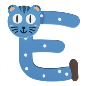Alphabet en bois pour prénom d'enfant 5 cm Lettre E