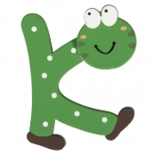 Alphabet en bois pour prénom d'enfant 5 cm Lettre K