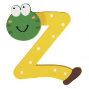 Alphabet en bois pour prénom d\'enfant 5 cm Lettre Z