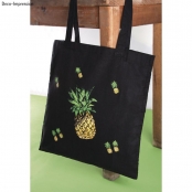 Pochoir autocollant spécial textile A4 Ananas + spatule