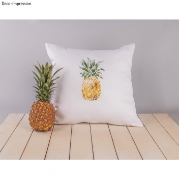 45089000 - 4006166448485 - Rayher - Pochoir autocollant spécial textile A4 Ananas + spatule - 2