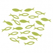 Motif en feutrine Poisson Vert